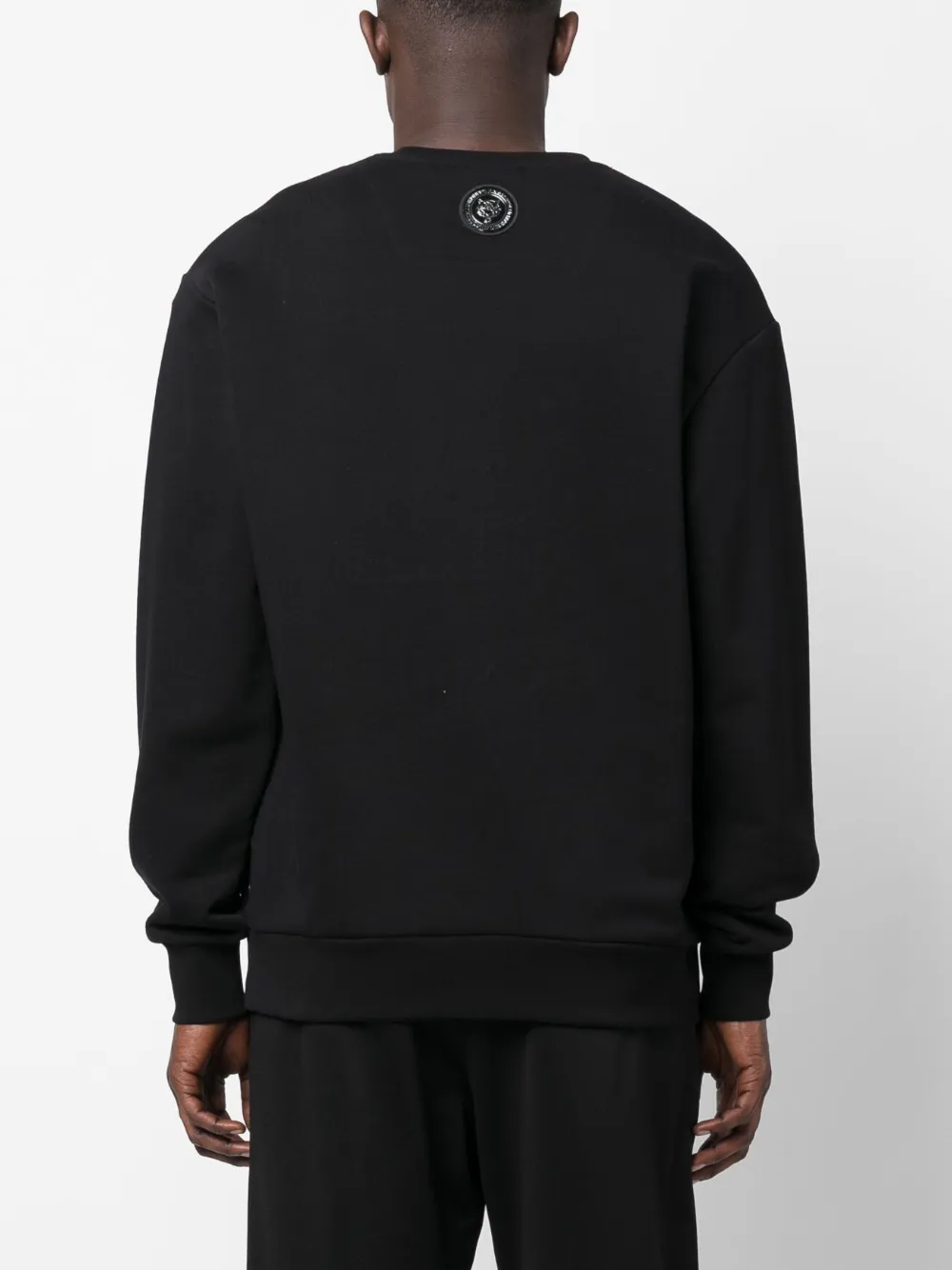 Plein Sport Sweater met logoprint Zwart
