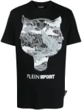 Plein Sport logo-print T-shirt - Black