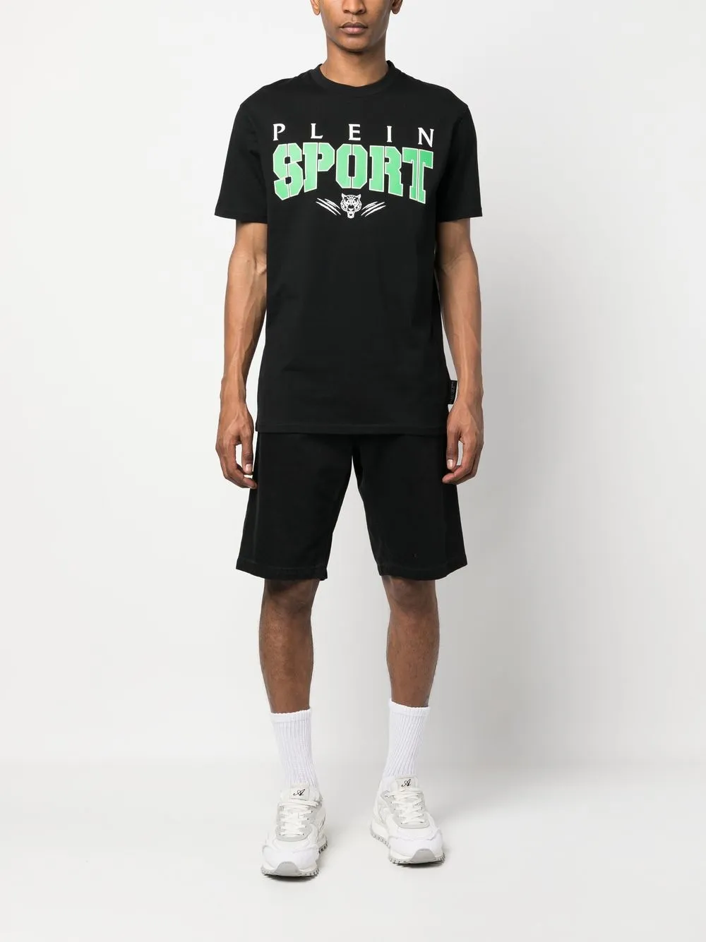 PLEIN SPORT LOGO-PRINT T-SHIRT