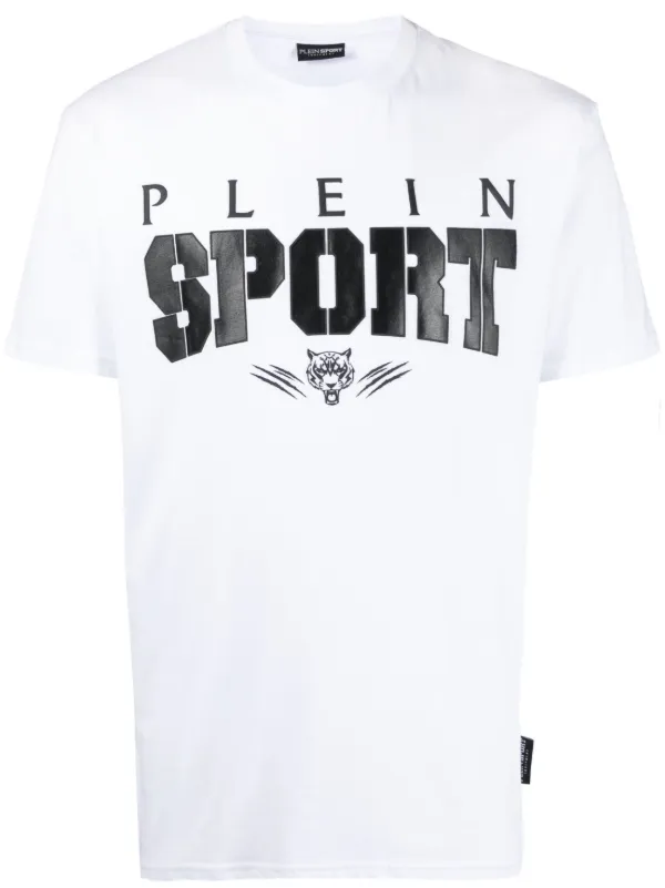 プレインスポーツパネルロゴホワイトTシャツ Plein Sport ロゴ Tシャツ | ホワイト | FARFETCH JP
