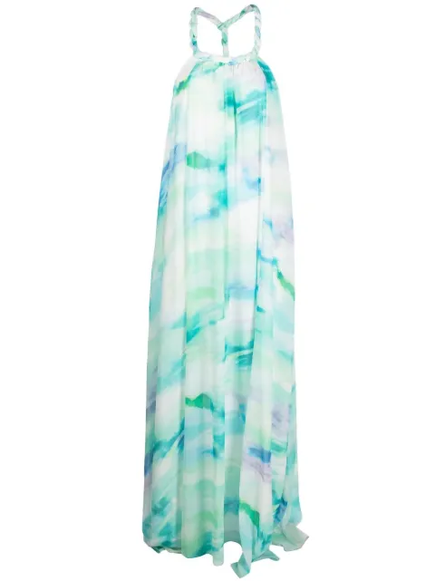 Patrizia Pepe Abito lungo in chiffon dress 