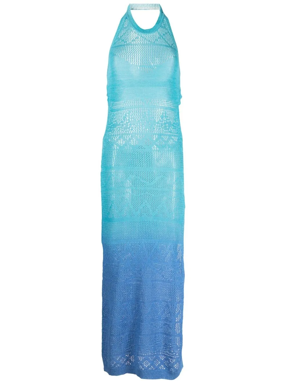 

Patrizia Pepe midi crochet dress - Blue