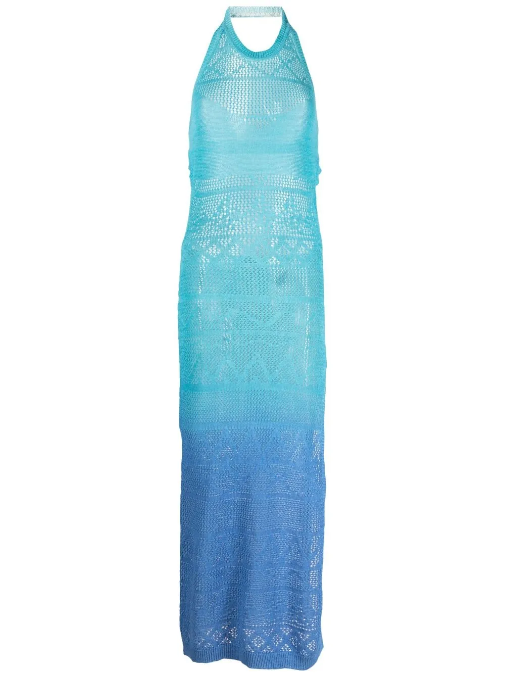 

Patrizia Pepe vestido midi de crochet - Azul