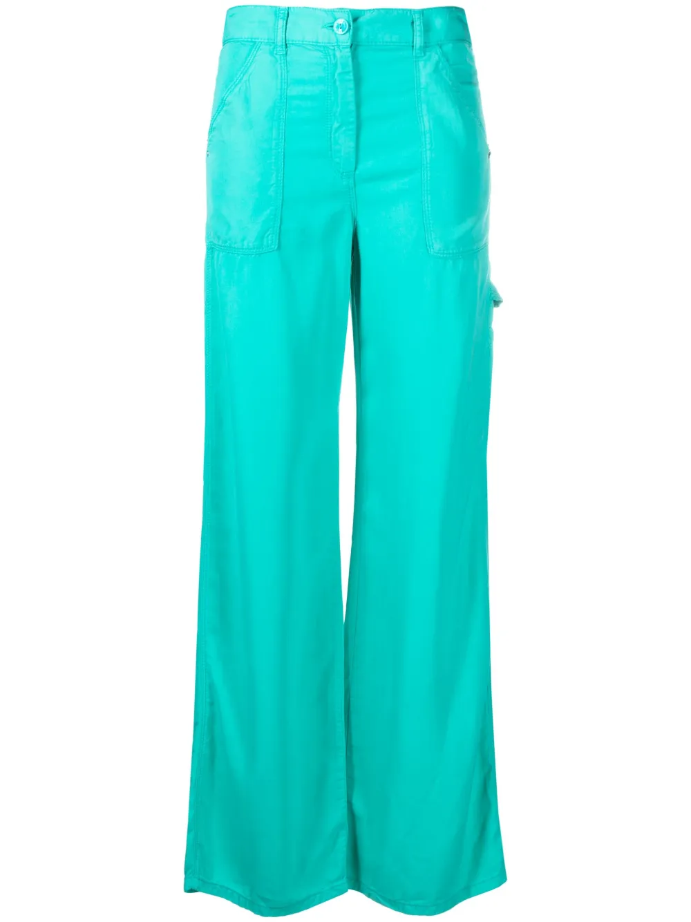 Patrizia Pepe high-waist trousers - Green