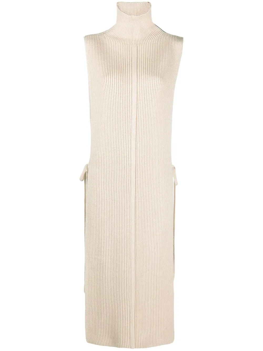 

Peter Do long side-slit high-neck jumper - Neutrals