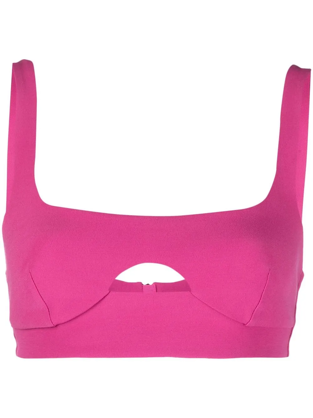 

Patrizia Pepe cropped vest top - Pink