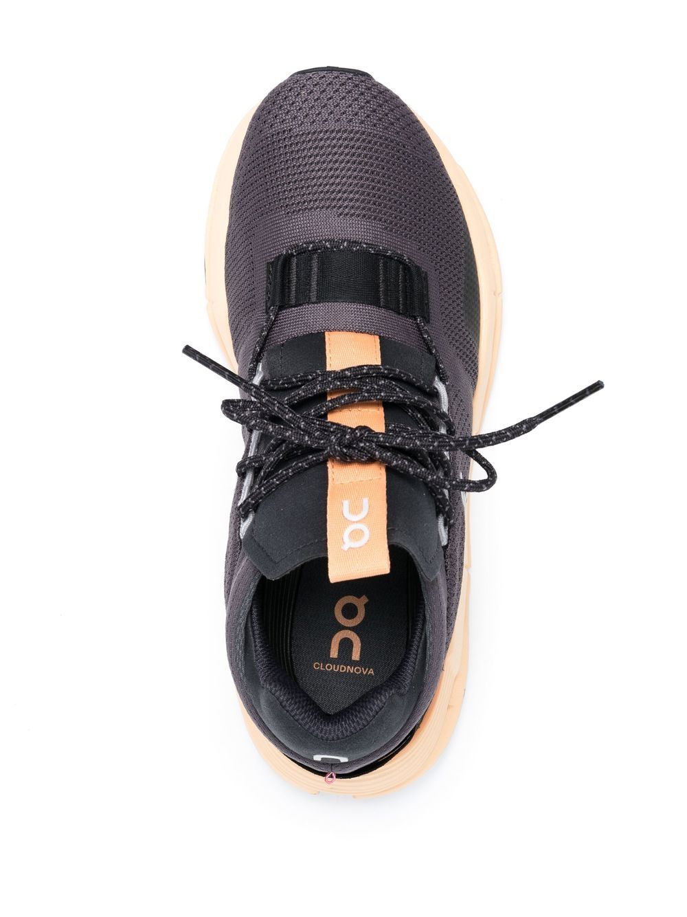 Shop On Running Cloudnova Low-top Sneakers In Black