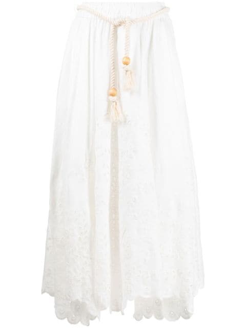 ZIMMERMANN - Clover broderie anglaise skirt