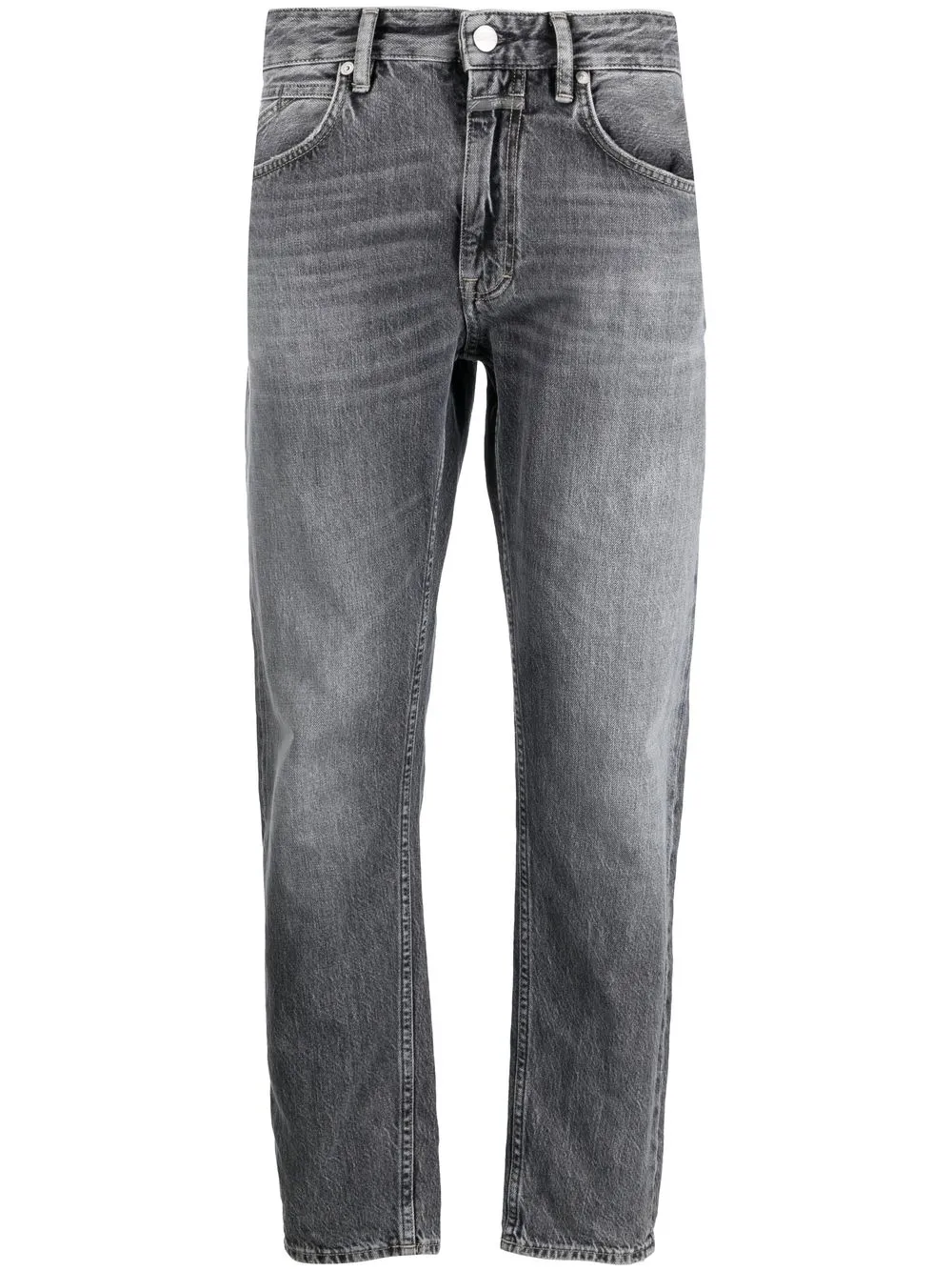 

Closed jeans tapered con tiro medio - Gris