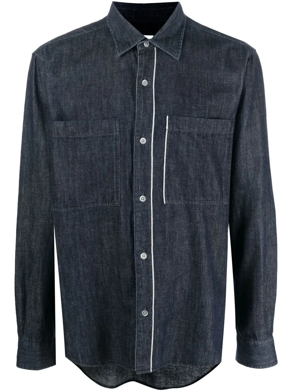Closed Selvedge Denim Shirt In Blue ModeSens