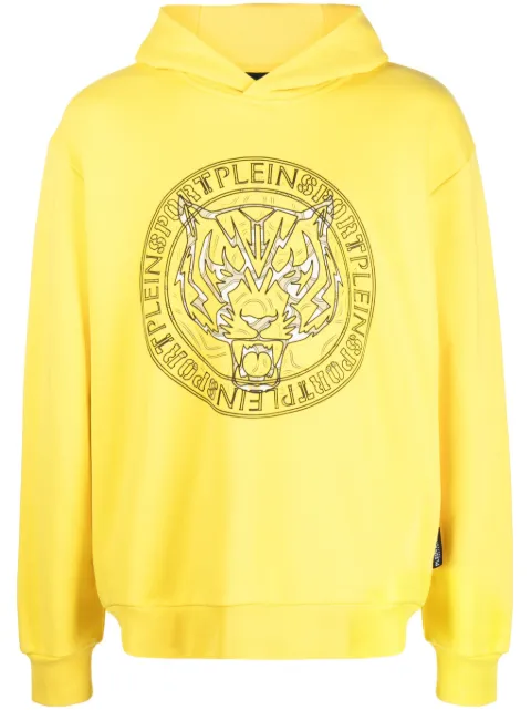 Plein Sport hoodie con motivo Tiger