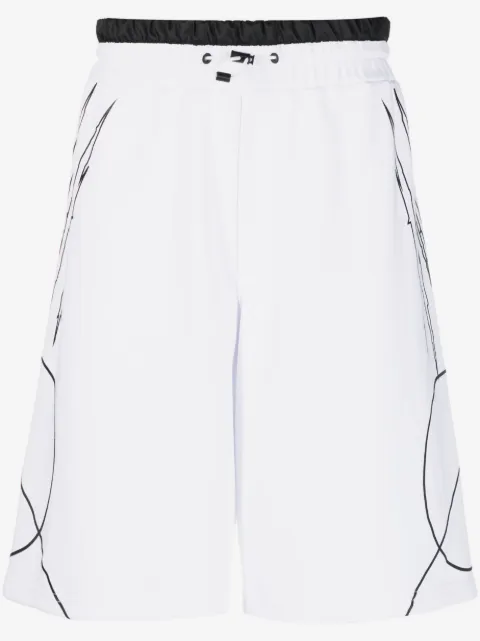 Plein Sport Scratch elasticated waist shorts