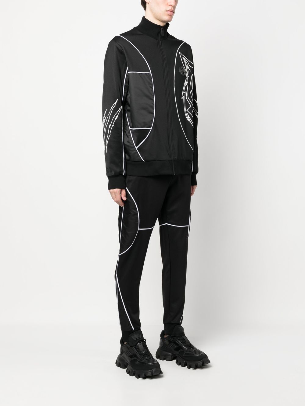 Shop Plein Sport Logo-print Track Suit In Black
