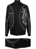 Plein Sport logo-print track suit - Black