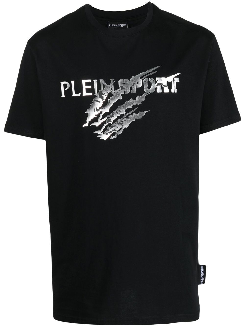 Plein Sport Logo-print T-shirt In Schwarz