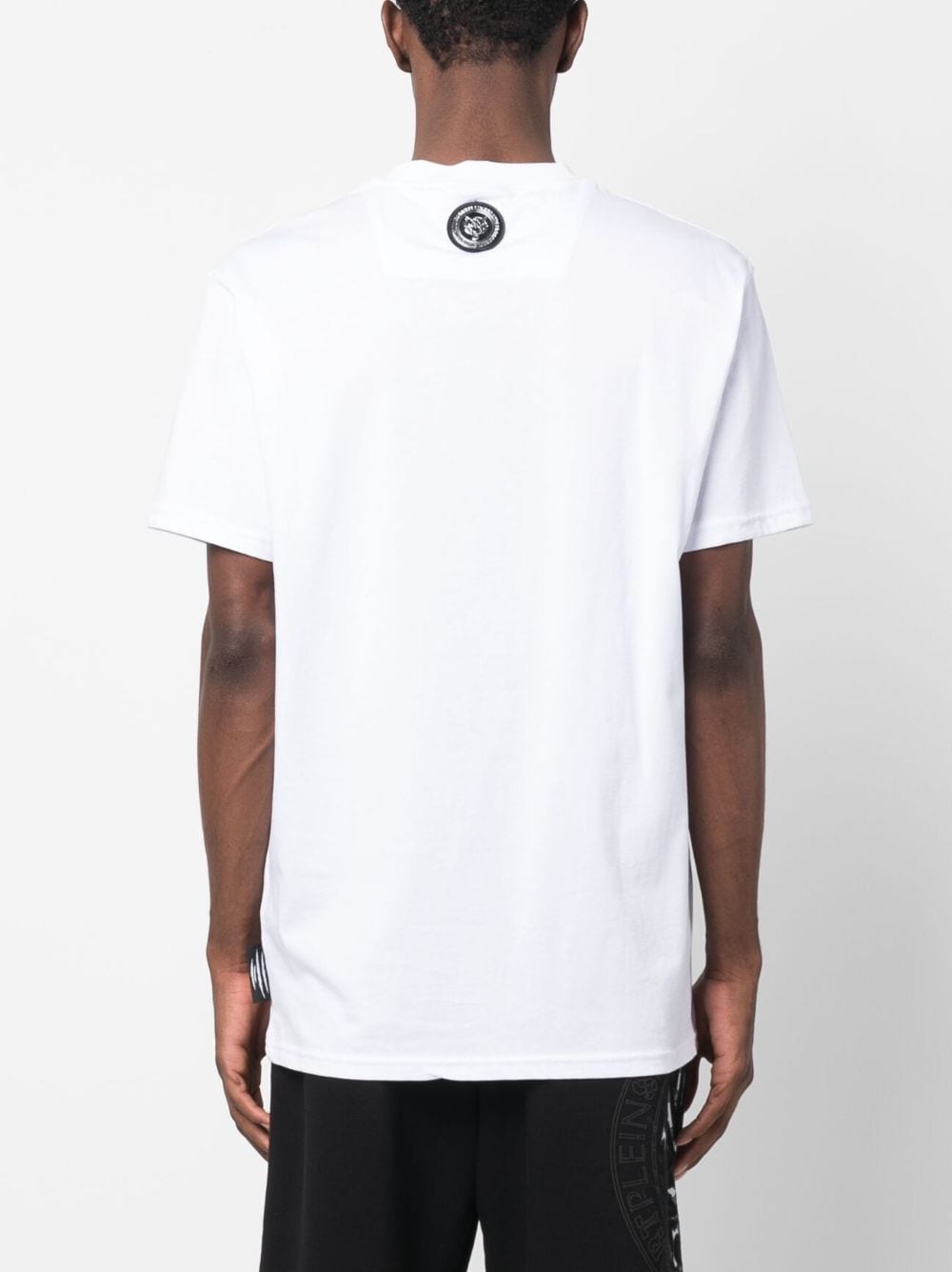 Shop Plein Sport Logo-print Short-sleeve T-shirt In Weiss