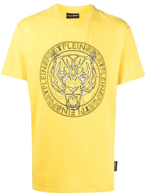 Plein Sport playera con motivo Tiger