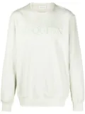 Alexander McQueen logo-embroidered sweatshirt - Green