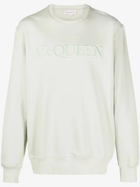 Alexander McQueen Sweatshirt mit Logo-Stickerei