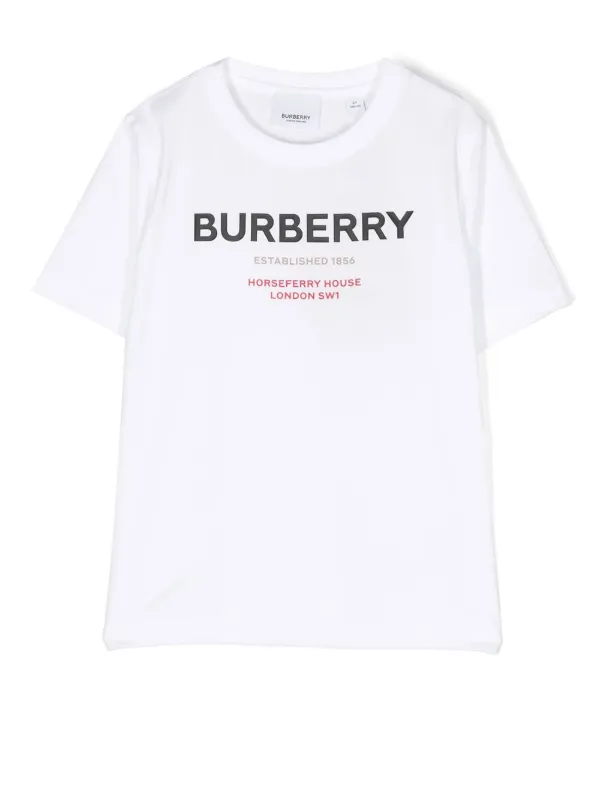 Burberry shirt store kids white