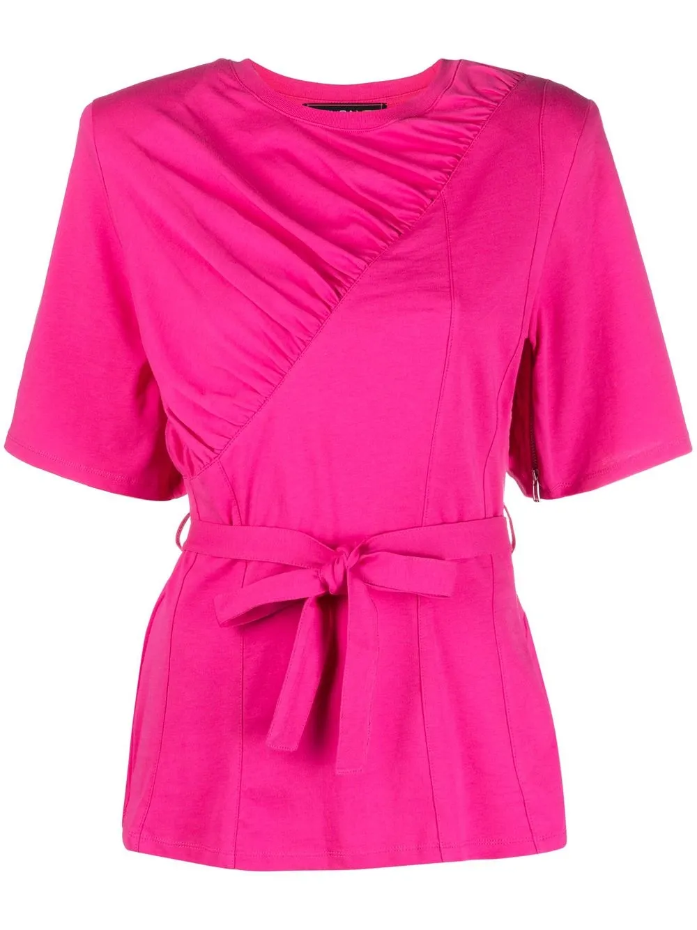 

Weinsanto tie-waist short-sleeve top - Pink