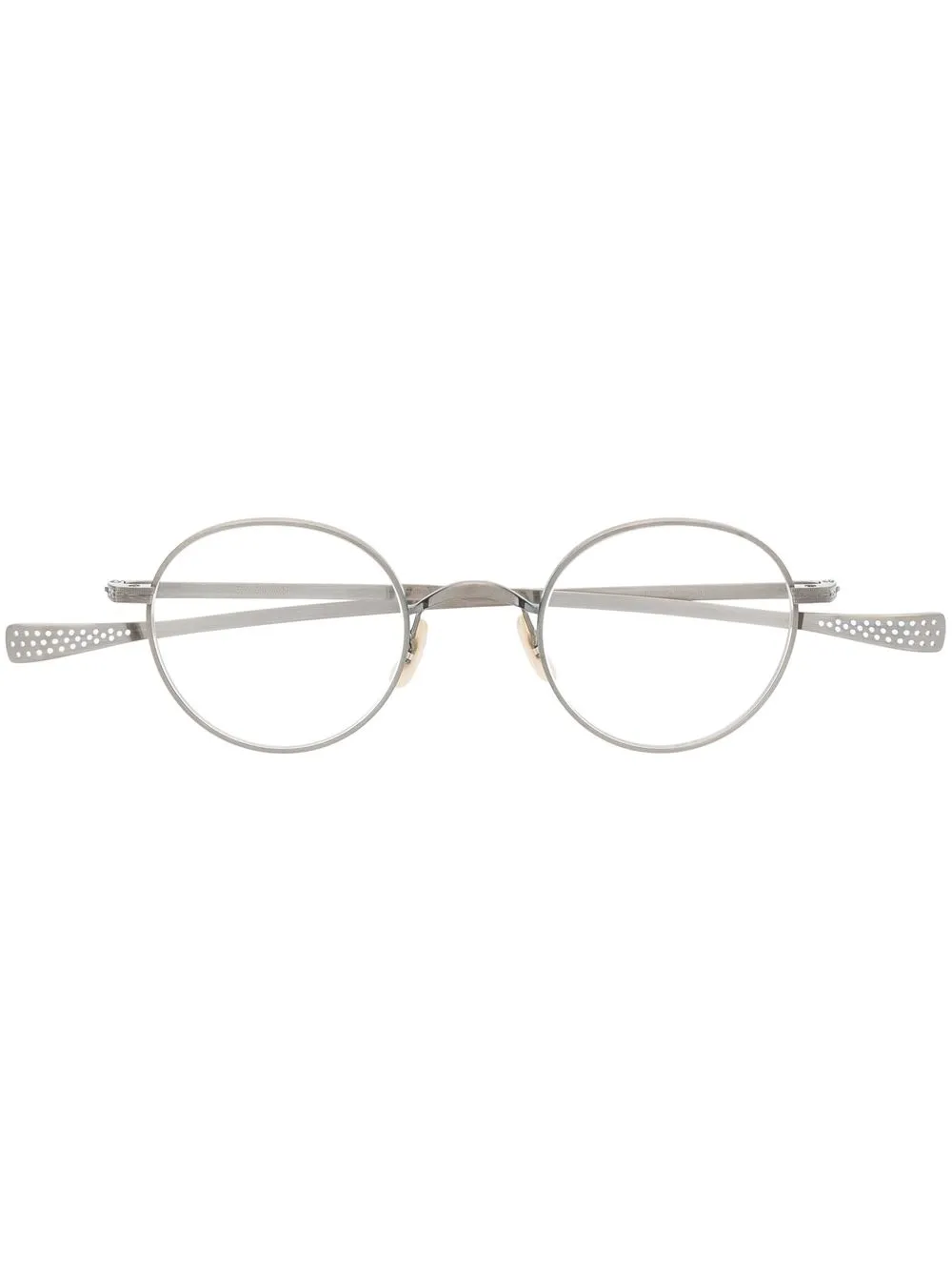 

Eyevan7285 perforated-tip glasses - Silver