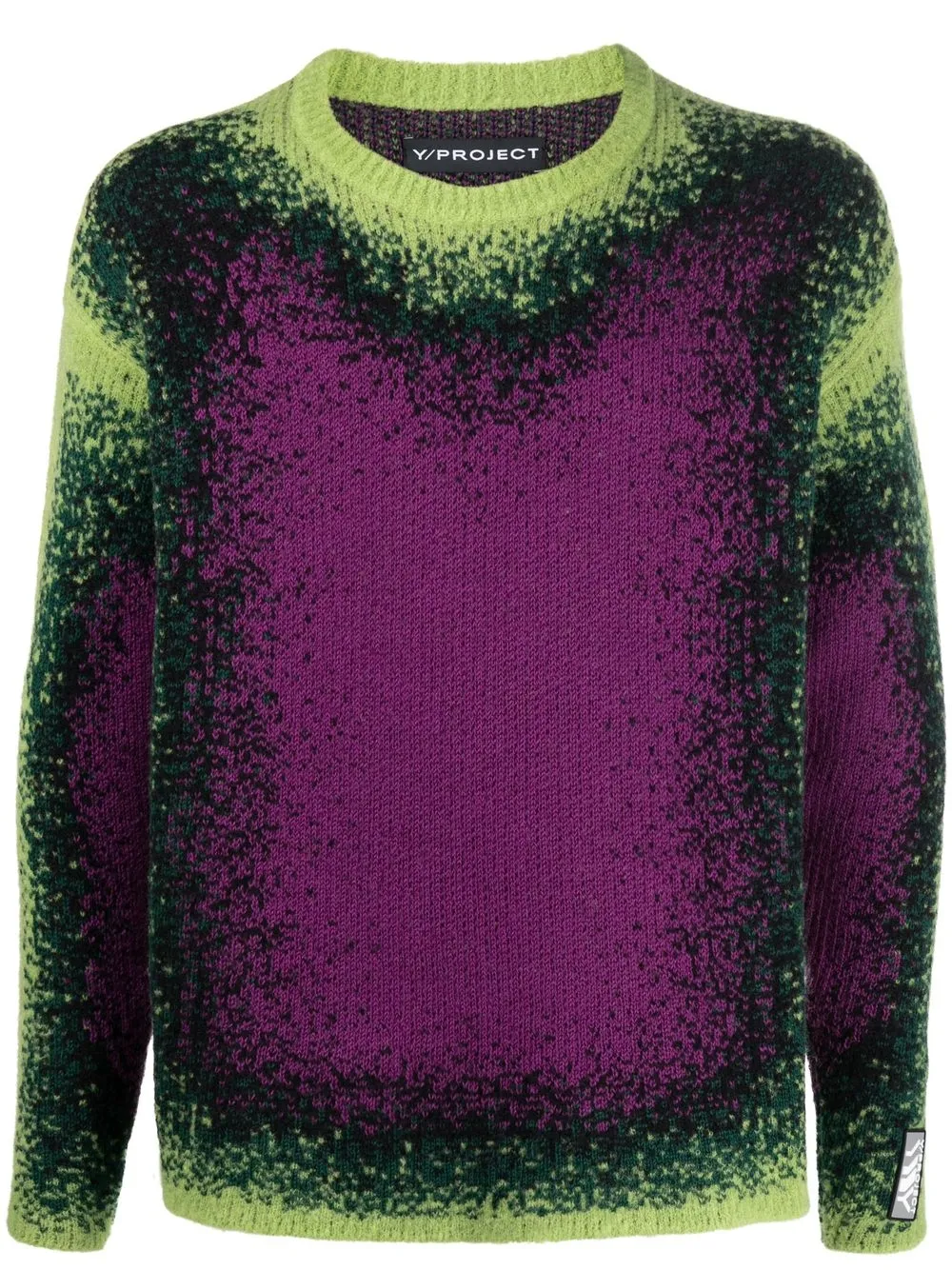 

Y/Project intarsia-knit wool jumper - Green