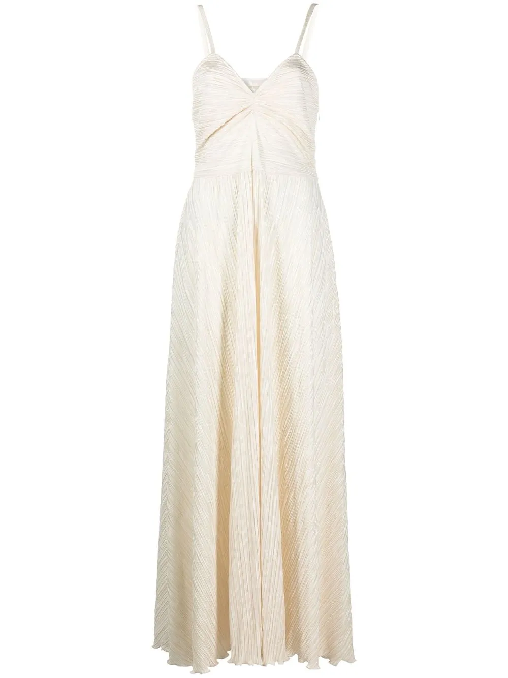 

LoveShackFancy plissé mid-length dress - Neutrals