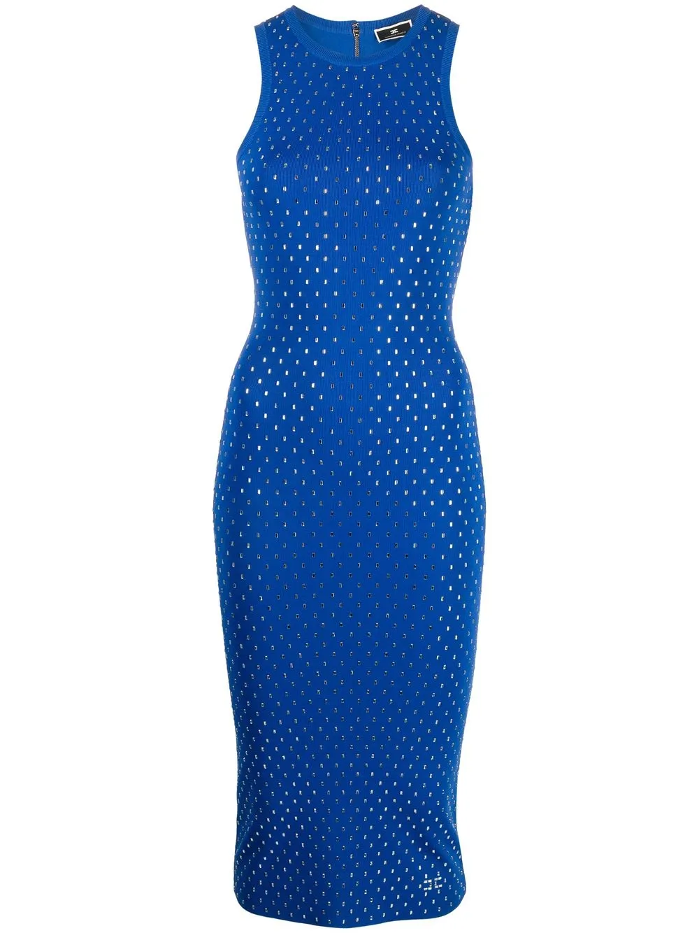 

Elisabetta Franchi embellished sleeveless midi dress - Blue