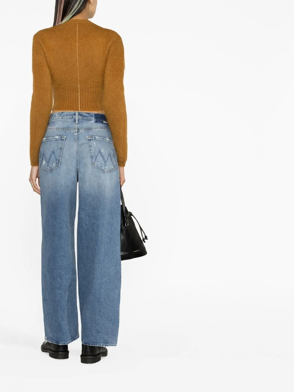 Spinner Wide-Leg Jeans