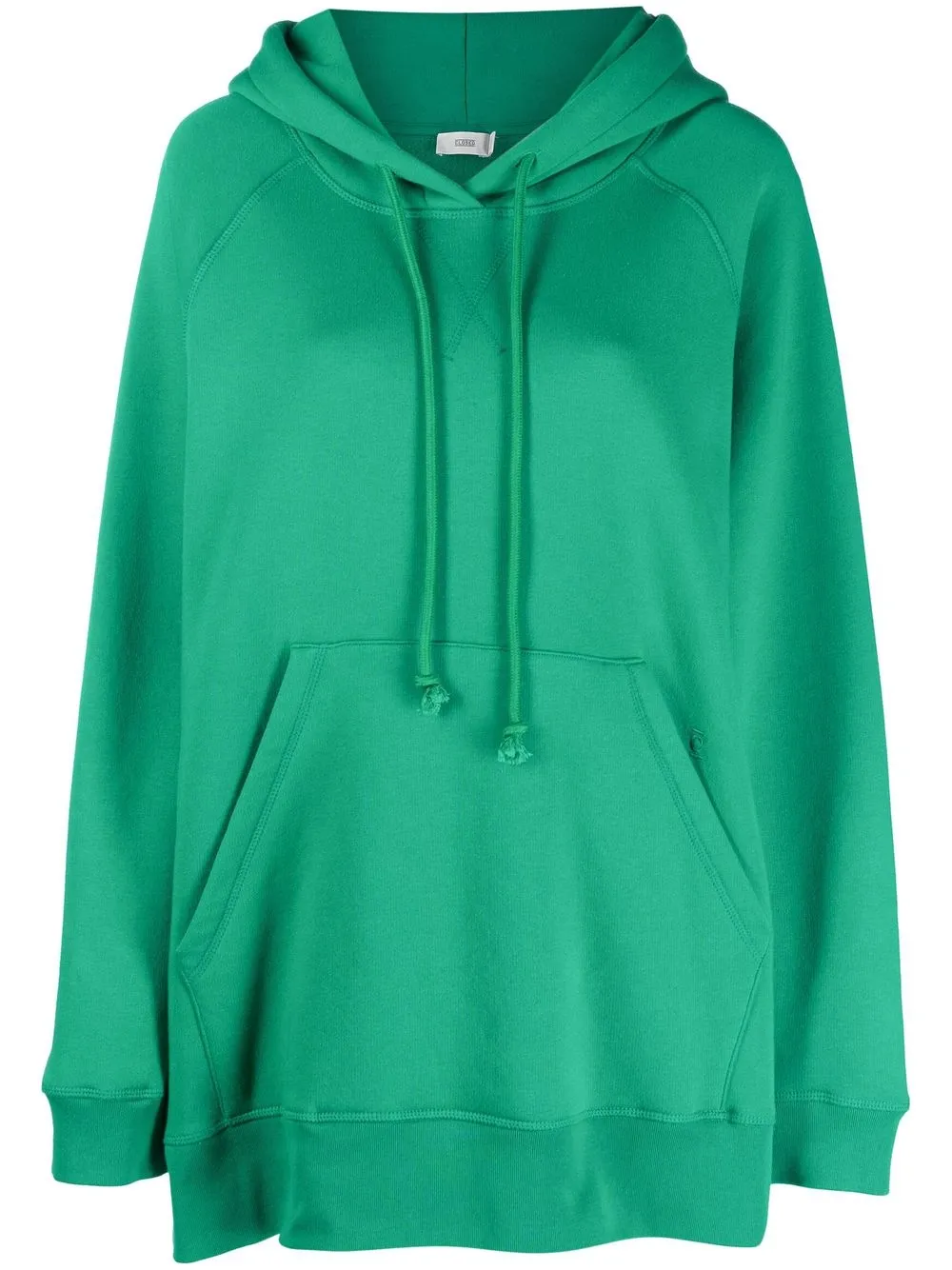 

Closed oversize raglan-sleeve hoodie - Green