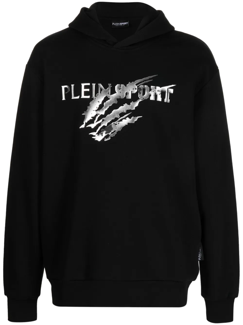 Plein Sport logo-print long-sleeve Hoodie - Farfetch