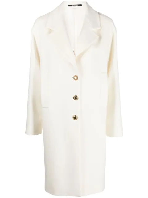 Tagliatore manteau en laine vierge à simple boutonnage