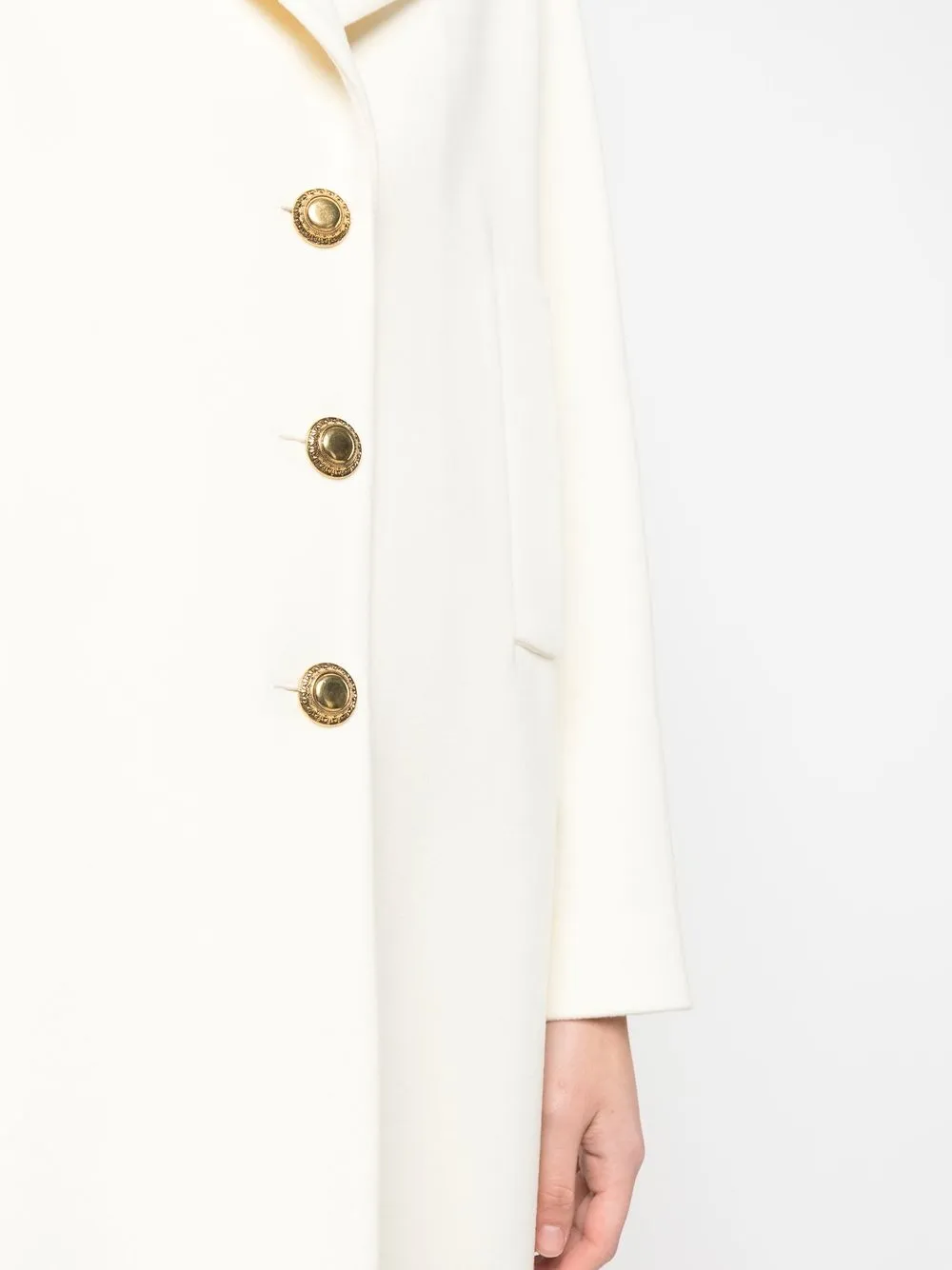 Tagliatore Virgin-wool Single-breasted Coat In Neutrals