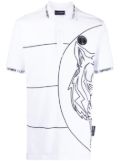 Plein Sport tiger-print polo shirt - White