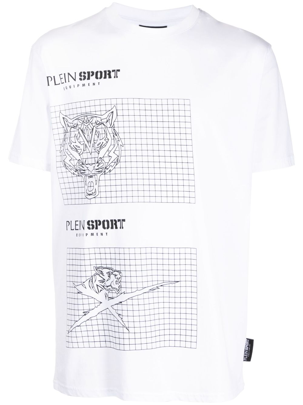 Plein Sport Graphic-print Short-sleeve T-shirt In Weiss