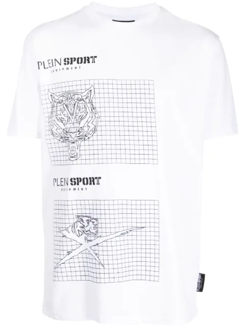 Plein Sport playera manga corta con estampado gráfico