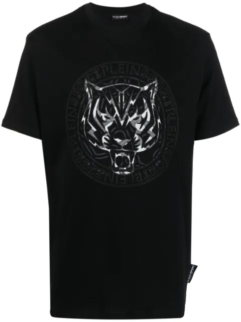 Plein Sport playera con motivo Tiger