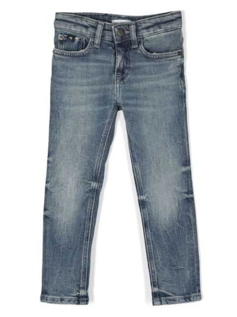 Calvin Klein Kids - washed denim jeans