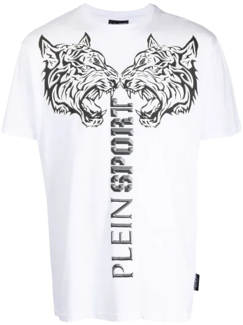Plein Sport playera con motivo Tiger