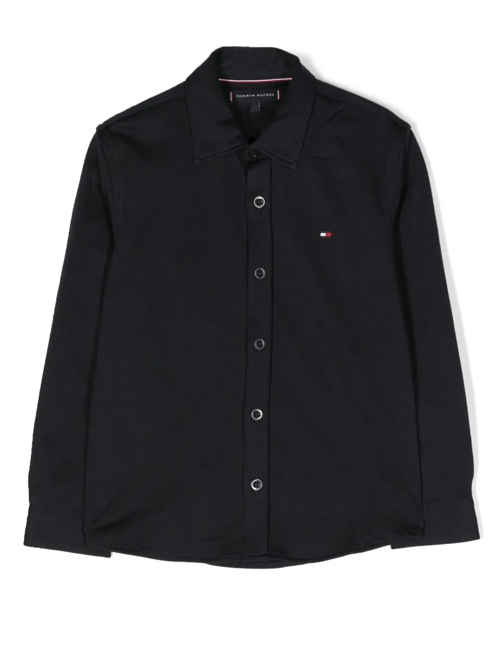 

Tommy Hilfiger Junior camisa manga larga con logo bordado - Azul