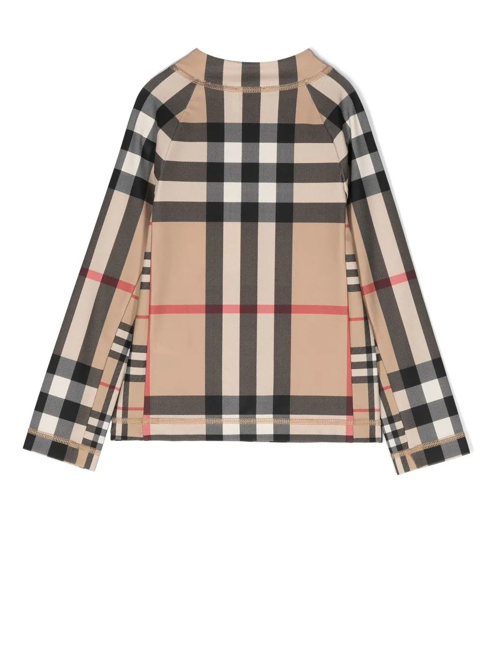 Burberry Kids Geruite top - Beige