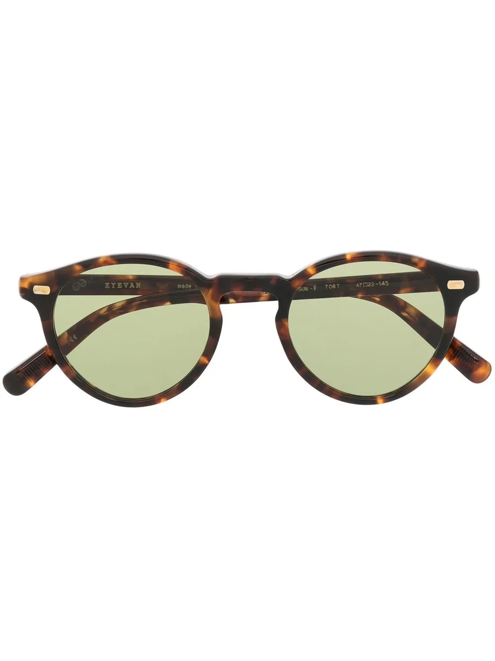 

Eyevan7285 round-frame tinted sunglasses - Brown