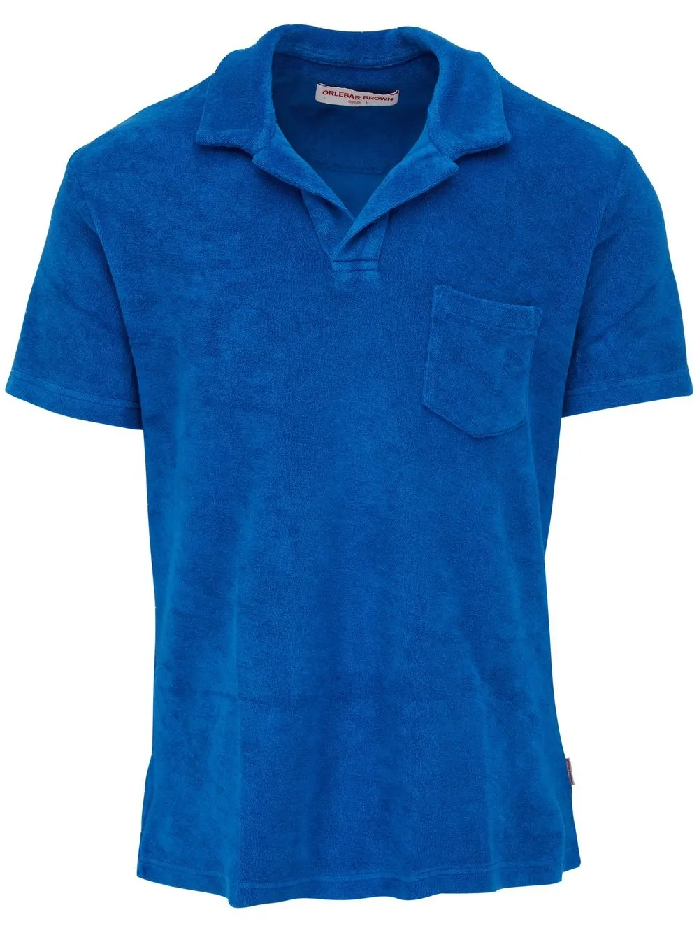 

Orlebar Brown terry-cloth polo shirt - Blue