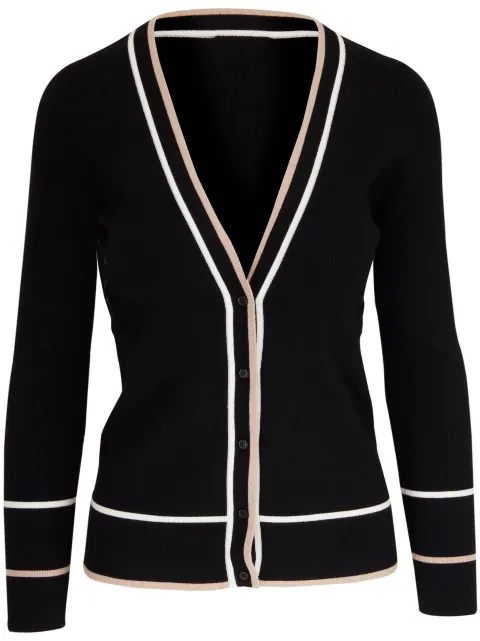 Akris Punto contrasting-trim knitted cardigan