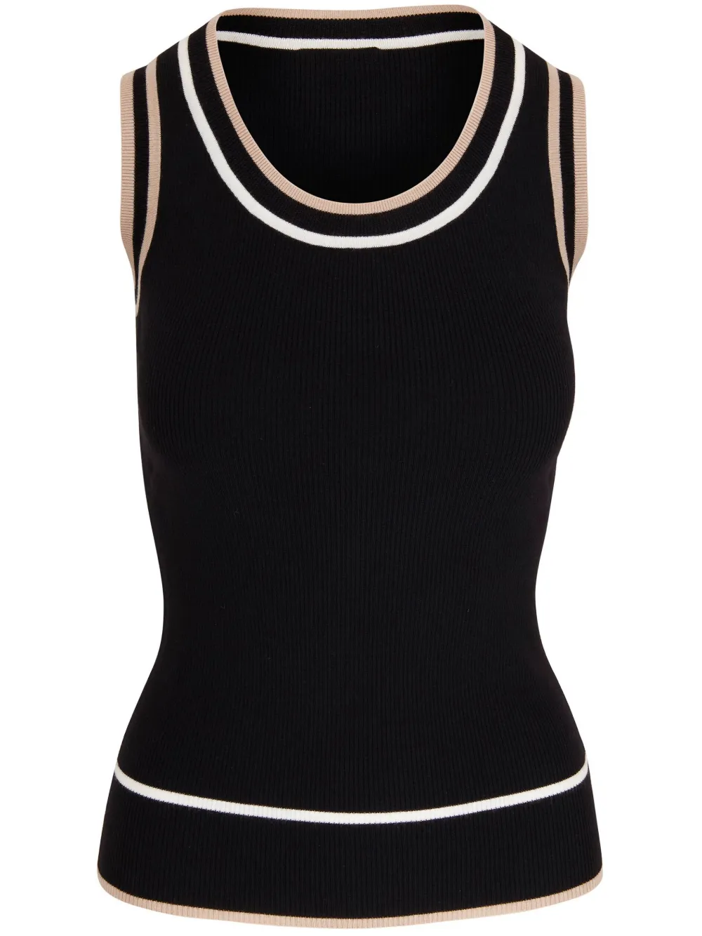 Akris Punto contrasting-trim knitted top