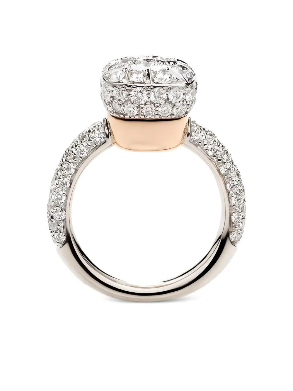 Pomellato 18K Gold Nudo ring | Grey | Image 1