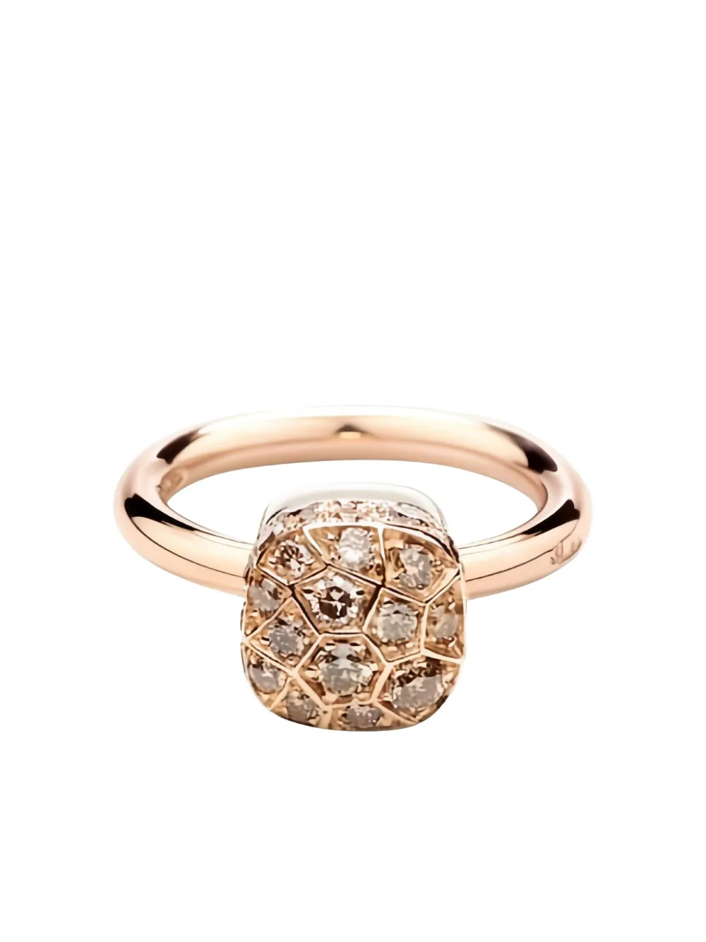 Pomellato 18K rose gold Nude brown-diamond ring | Gold | Image 1