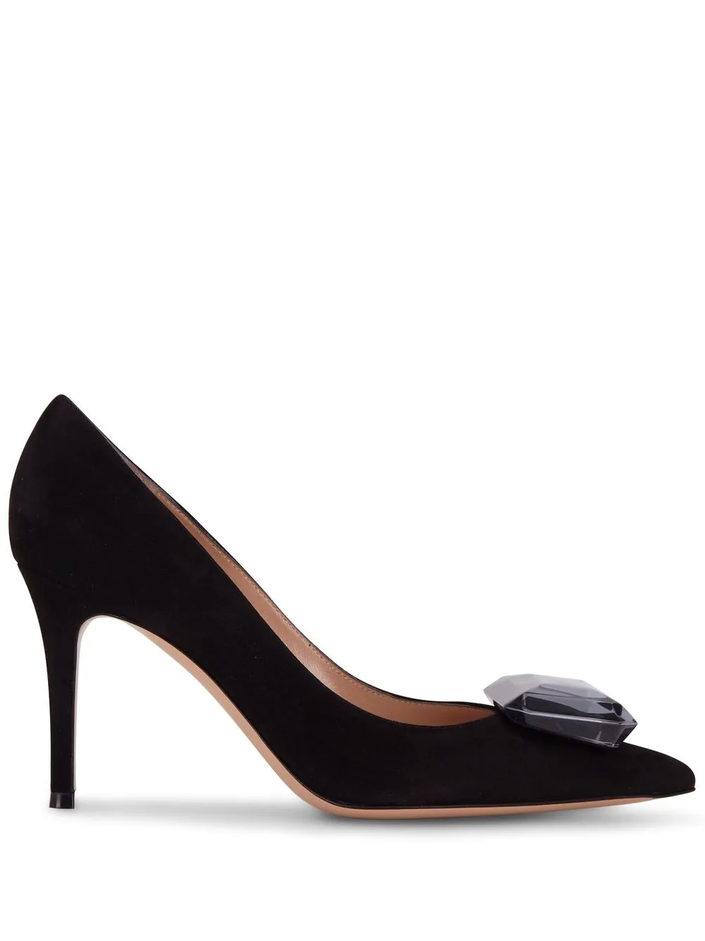 

Gianvito Rossi gem-embellished pumps - Black