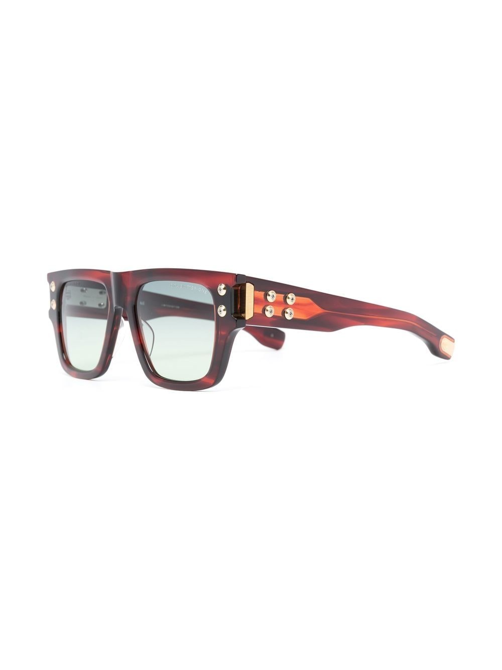 Shop Dita Eyewear Emitter-one Square-frame Sunglasses In Red
